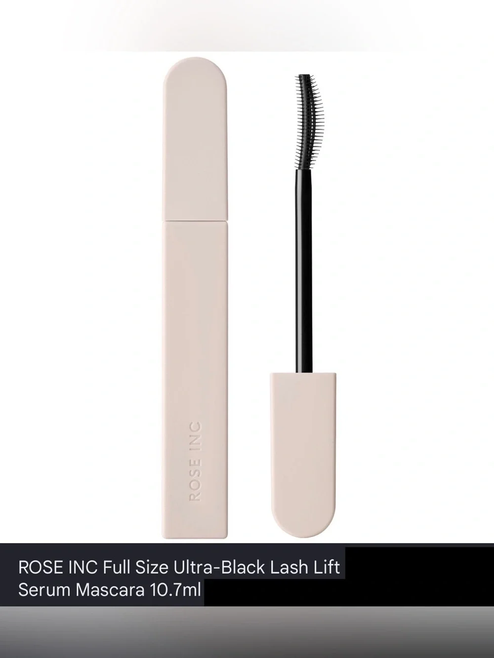 Rose Inc Ultra-Black Lash Lift Serum Mascara Black, 10.7 ml NWT